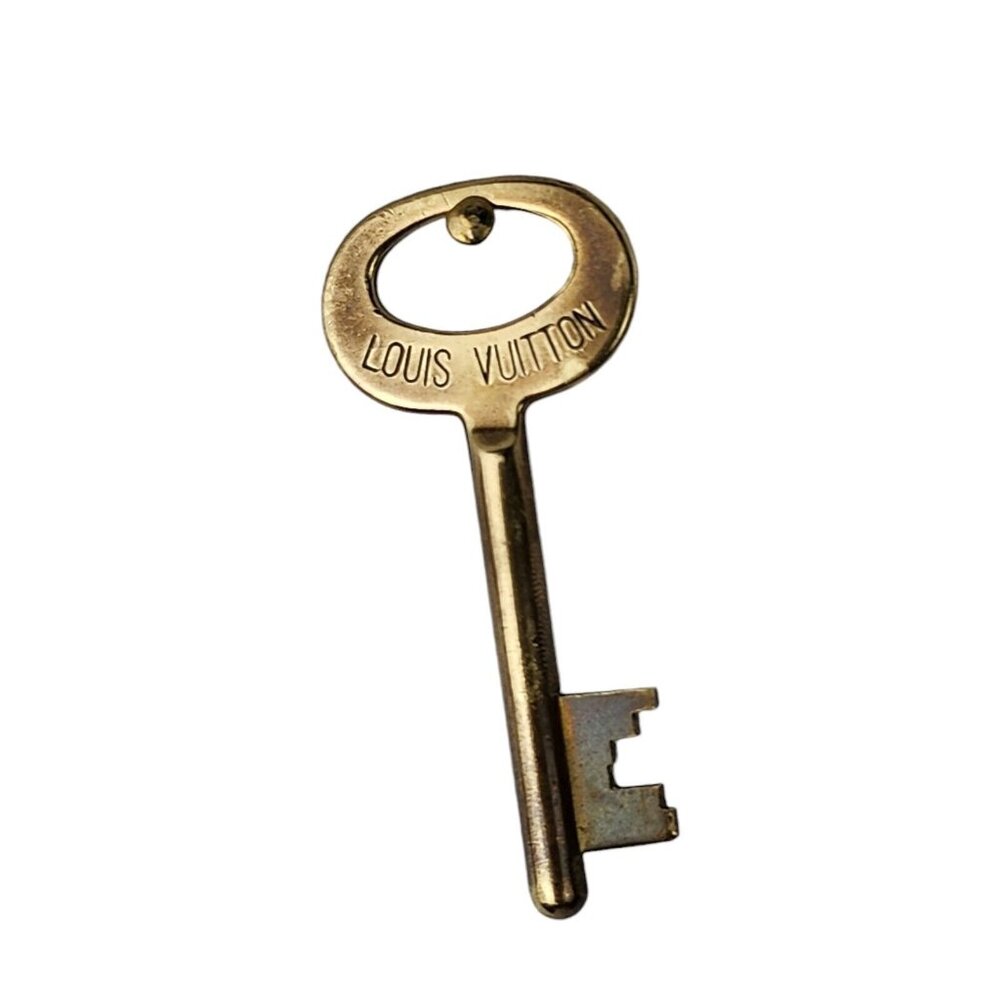 Antique Louis Vuitton Bronze Luggage Key Serial Number 182369